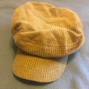 GIGI PIP Baker Boy Tan Corduroy Hat